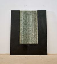 AGUAS, acero corTen, dolomita alemana, 200 x 162 x 6,5 cm, 2017