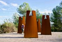 4 Torreones, Corten-Stahl, 300 x 150 x 75 cm, 2017, 2.700 kg_low